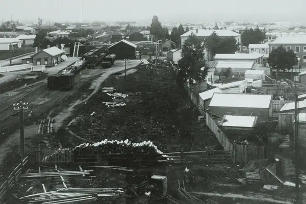 Dannevirke railway station about 1900