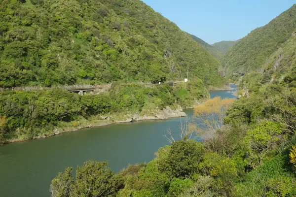 Manawatu River in Manawatu Gorge